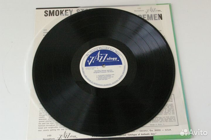Пластинка Smokey Stover jazz USA EX редкость