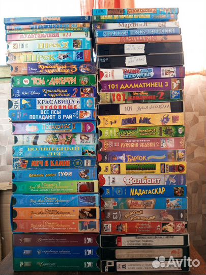 Видеокассеты мультфильмы