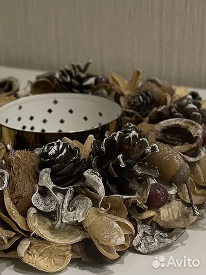 Рождественский венок ручной работы