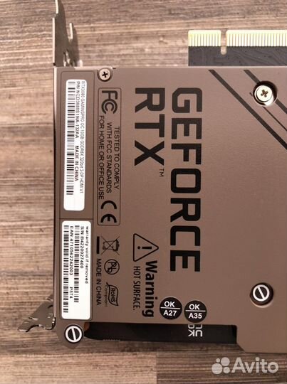 Видеокарта palit Geforce rtx 3080 Gamingpro10 gb