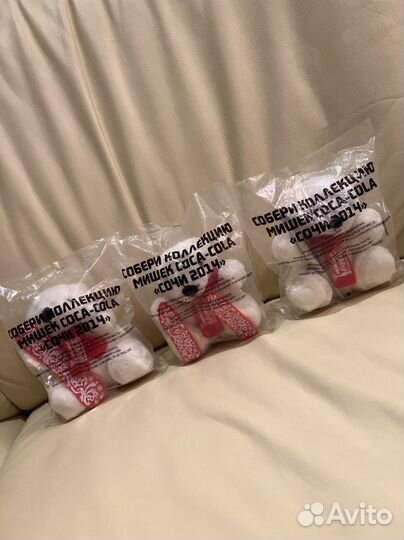 Медвежата «Coca Cola» коллекционные 5 шт