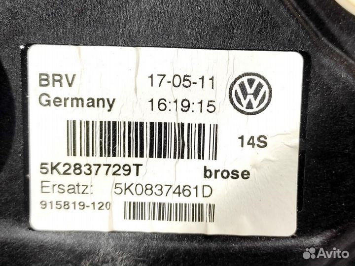 Стеклоподъемник передний левый VW Golf VI (2008-20