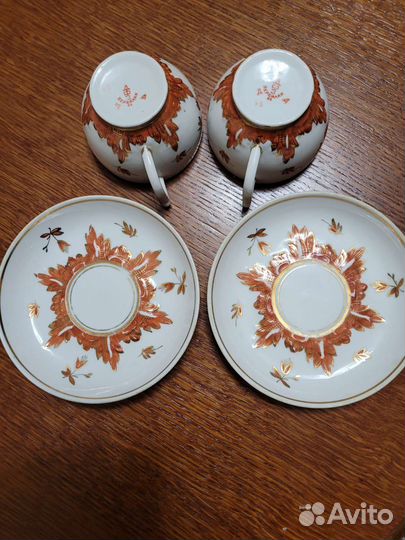 Чашка с блюдцем Барбарис, Вербилки СССР