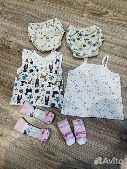 Вещи для девочки пакетом 80 размер