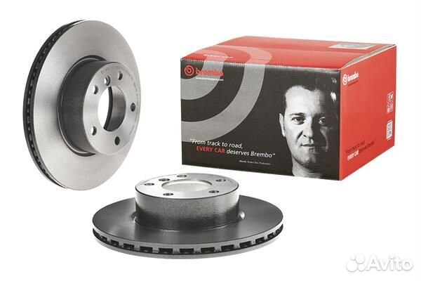 Диск тормозной передний brembo 09.C649.11 BMW 1 E8