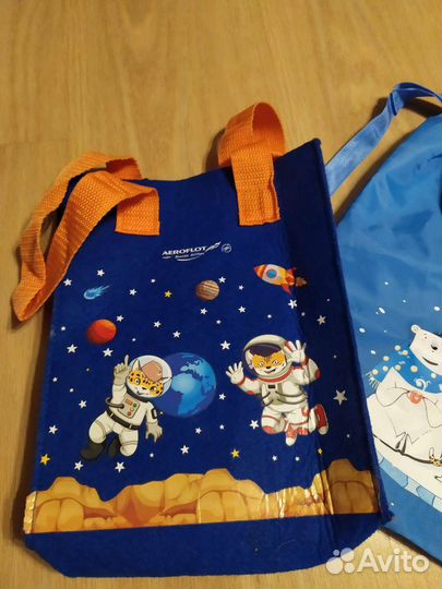 Рюкзак Аэрофлот, рюкзачки детские, 3 разные