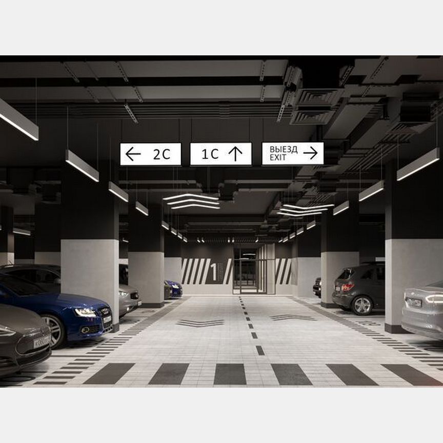 Апартаменты-студия, 41,5 м², 1/11 эт.