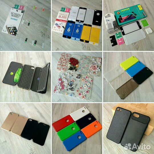 Защитные стекла и чехлы на iPhone 7 / 8 / se 2020