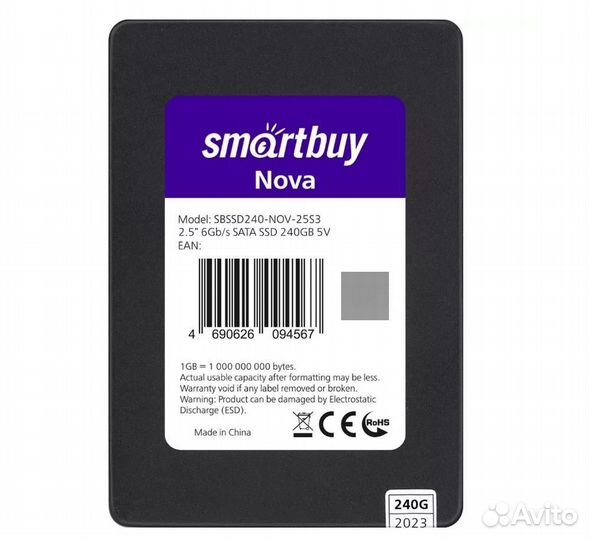 SSD накопитель SmartBuy Nova mk1 2.5