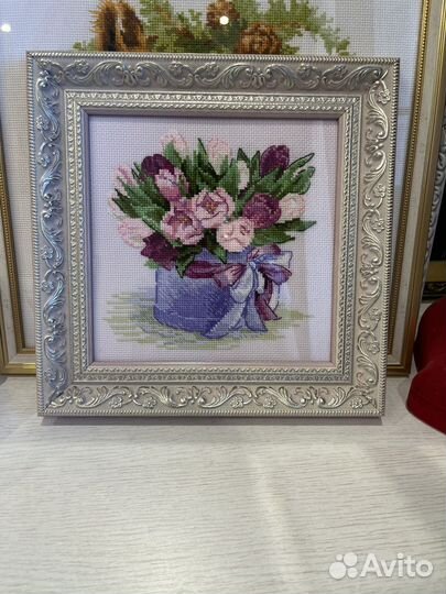 Картина вышитая крестиком