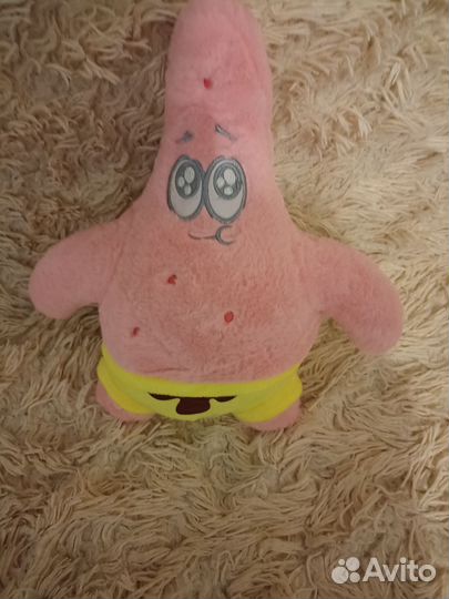 Мягкая игрушка Патрик из мультфильма Спанч боб
