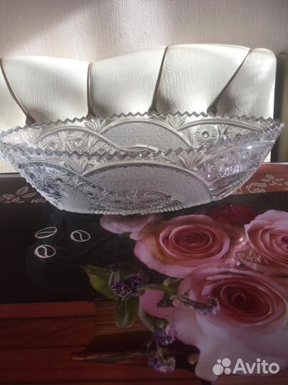 Ваза хрустальная СССР