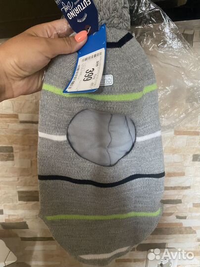 Зимняя шапка шлем 48 50