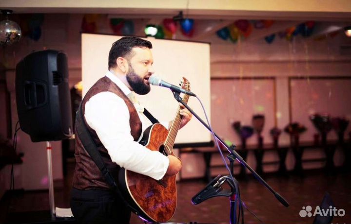 Ведущий, живая музыка, dj, вокалист, гитарист