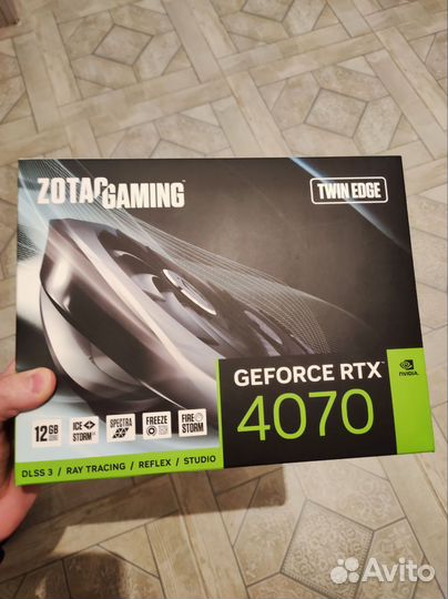 Видеокарта Zotac RTX 4070 12 Гб