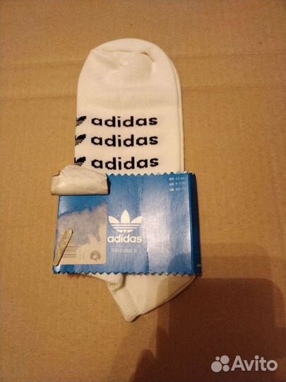 Носки adidas оригинал (2 пары) р. 43-46