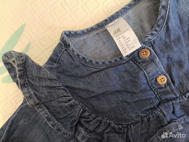Джинсовая туника hm 86