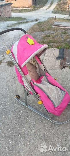 Коляска санки