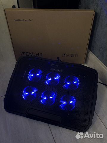 Охлаждающая подставка для ноутбука с подсветкой