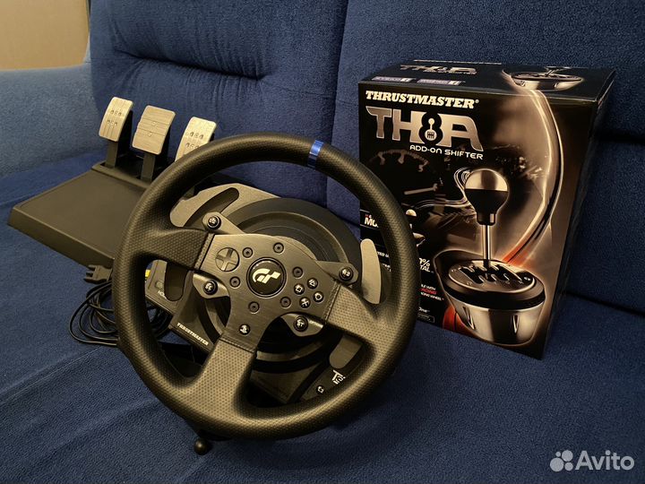 Руль Thrustmaster T300RS GT + TH8A Shifter (МКПП)