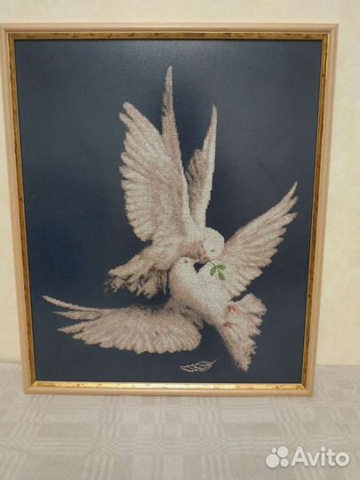 Картина рукоделие - вышивка крестом