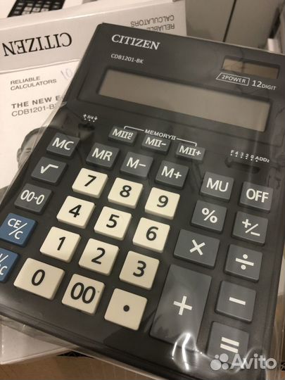 Калькулятор Citizen cdb-1201-bk