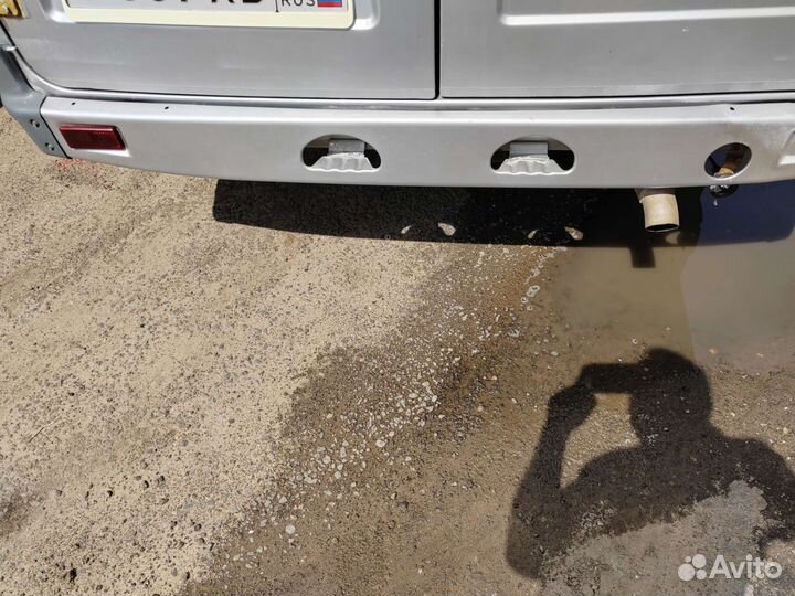 Задний бампер на газель