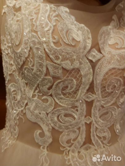 Свадебное или вечернее платье 52-54 р