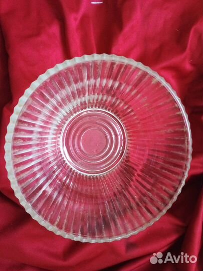 Ваза сахарница стекло. СССР дизайн