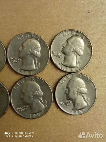 25 центов США