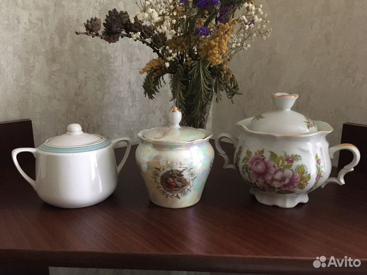 Сахарницы от сервизов времен СССР