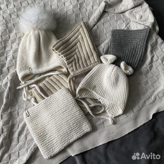 Детская шапка Эльф, с ушками, чепчик, снуд. Свяжу