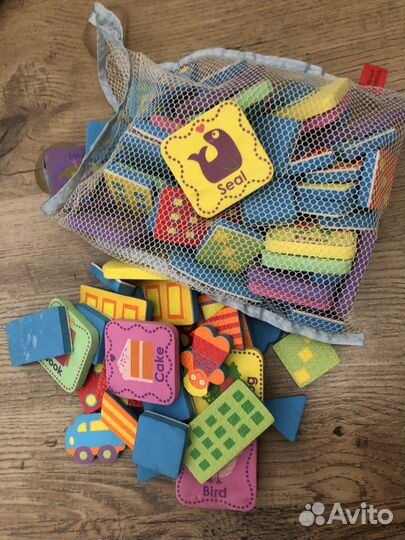 Большой пакет игрушек для ванной
