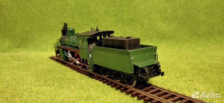 Железная дорога. Паровоз Нв 1 87 но