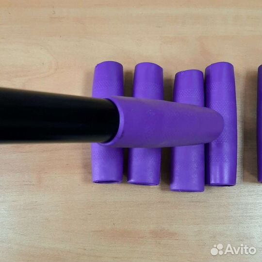 Грипса ручка резиновая 6шт чёрные турник велосипед