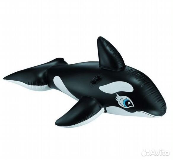 Надувная касатка с ручками / Игрушка - плот