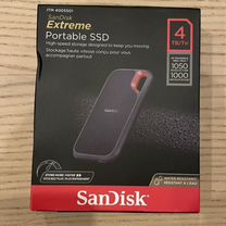 Sandisk extreme portable ssd 4TB новый накопитель