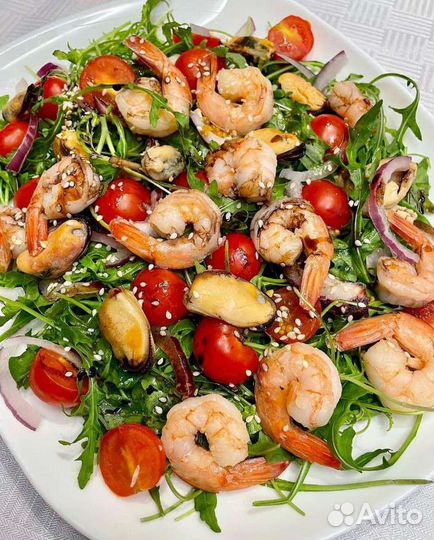 Живые морепродукты