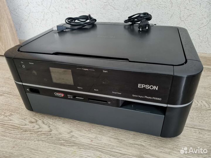 Цветной мфу Epson px660 перезаправляемый, 6 цветов