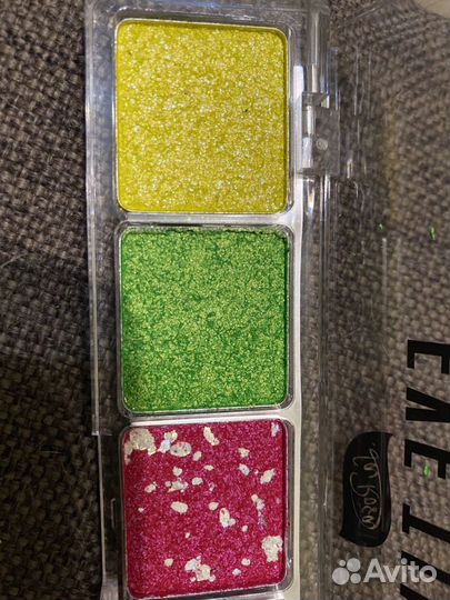 Тени запеченые сияющие