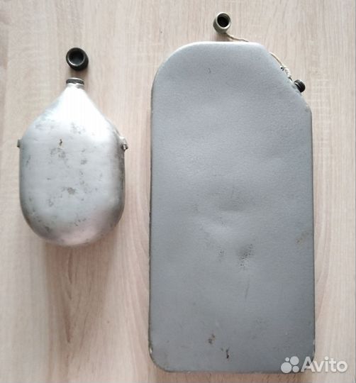 Фляги, алюминий, 2 шт