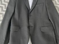 Пиджак школьный на мальчика 152 серый