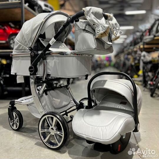 Коляска Luxmom 608 2в1 и 3в1 новая