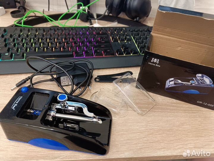 Машинка для набивки сигаретных гильз слим 6мм