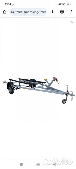 Лодочный прицеп до 5.5м трейлер новый