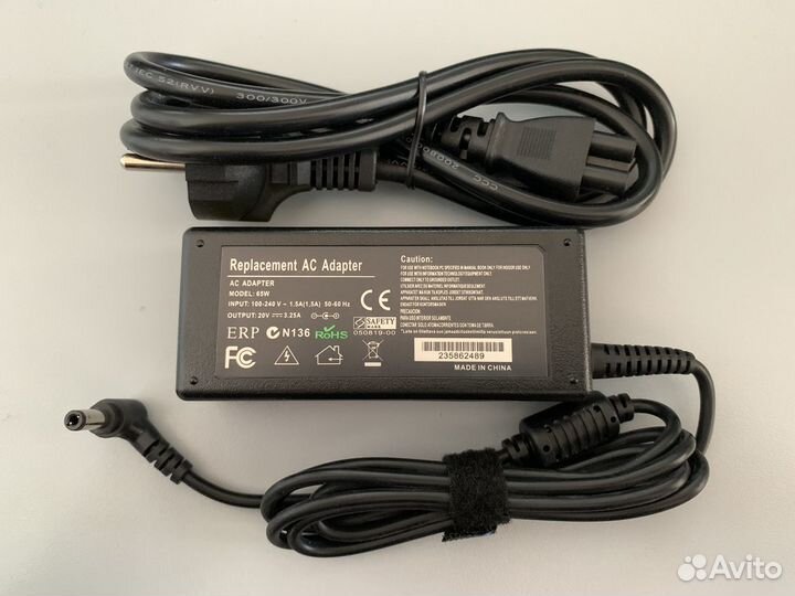 Блок питания ноутбука, Hoвыe, Гapaнтия, Дocтавкa