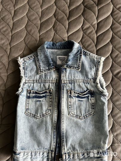 Джинсовый жилет