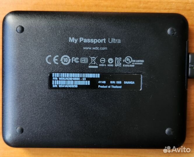 Внешний жесткий диск WD My Passport Ultra 1 Tb
