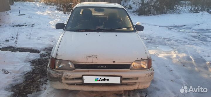 Toyota Starlet 1.3 AT, 1991, битый, 200 000 км