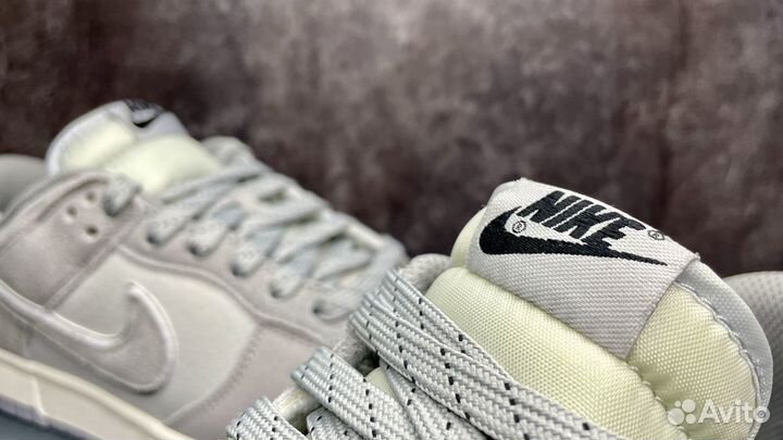 Кроссовки Nike Dunk low Серые Мужские